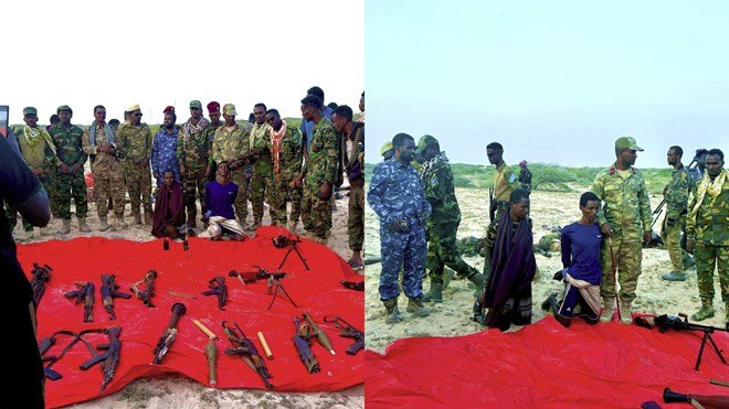 Maxaabiis nolol looga qabtay Al-shabaab iyo hub badan oo lagu soo bandhigay degmada Ceeldheer?