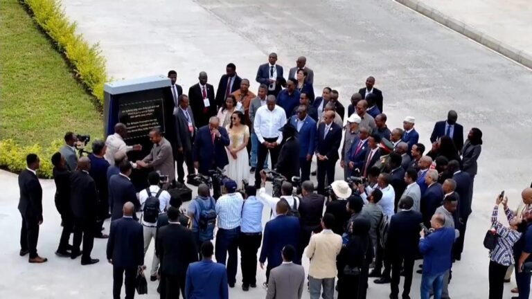 Madaxweynaha  Xasan Sheekh iyo madax kale ayaa ka qeyb galaya Daahfurka Biyo xireenka Itoobiya