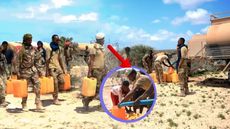 {DAAWO MUQAALKA} Ciidamada dowlada oo biyo dhaamin u sameyay dadkii saameyen abaaraha