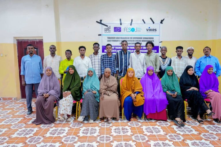 Twenty young journalists completed training advancing their professional skills in Beledweynte city, Hirshabelle State.