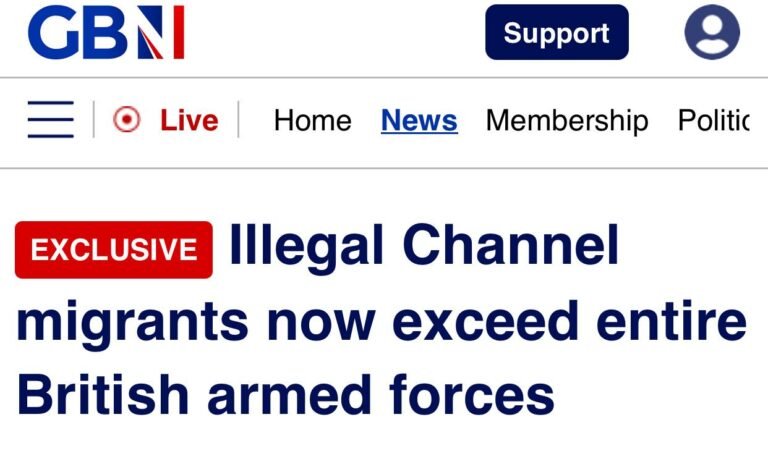 Muhaajiriinta ka gudbay biyaha isku xira Faransiiska iyo Ingiriiska ayaa ka badnaatay dhamaan Ciidamada Ingiriiska.