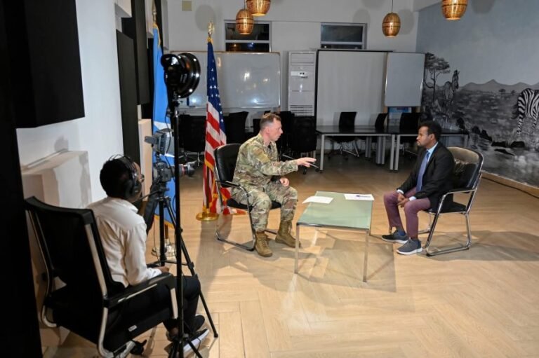 New AFRICOM Commander Affirms U.S. Support to Somalia in SNTV Interview