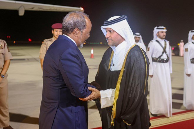 Somali President arrives in Doha for Emergency Arab-Islamic Summit on Israeli attack