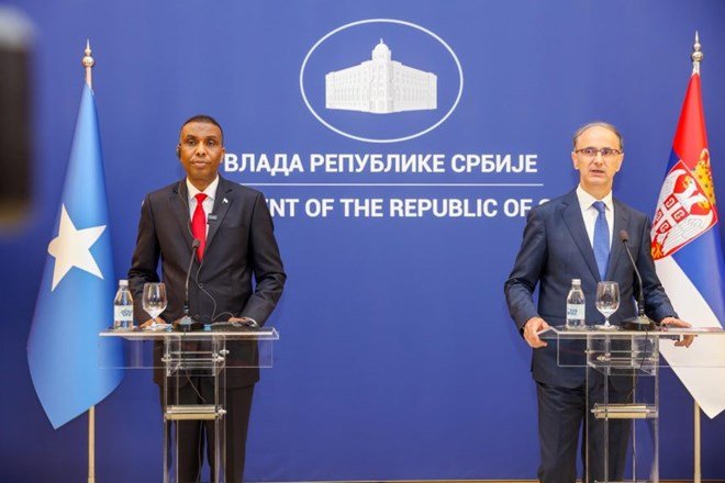Somali, Serbian leaders sign health agreement, pledge closer ties