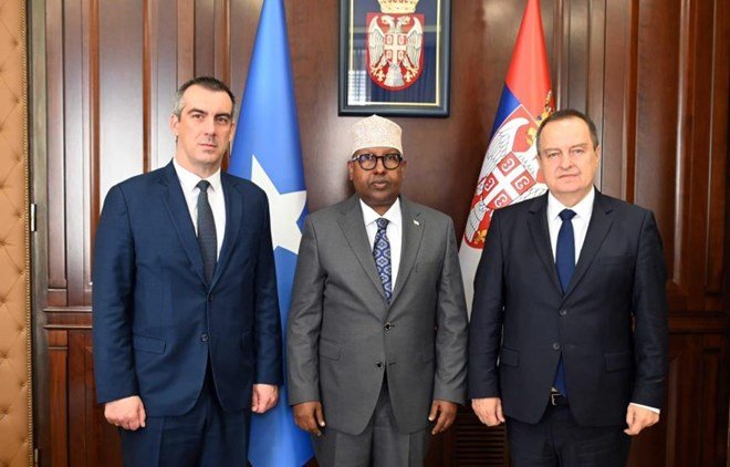 Somali, Serbian officials discuss security and defense cooperation in Belgrade