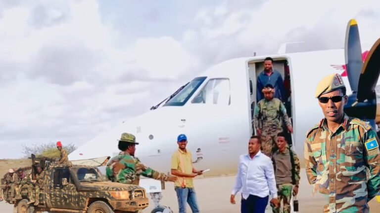 {DAAWO MUQAALKA} Taliye Saney Cabdulle iyo Saraakiil kale oo gaaray jowhar