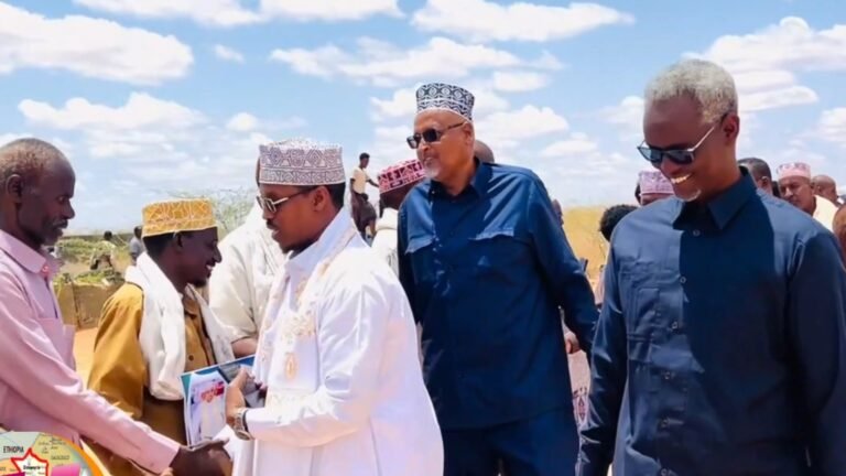 {DAAWO MUQAALKA} Wafdi uu Hogaaminayo Wabar Maxamed Wabar Axmed oo soo gaaray Baladweyne.