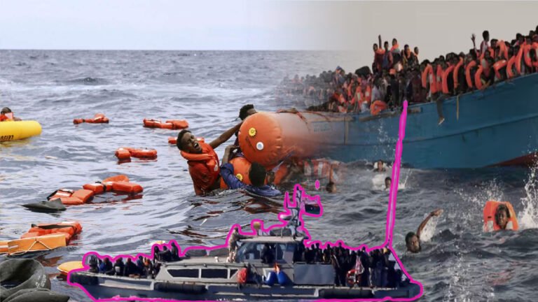 {DAAWO MUQAALKA} Dooni ay la socdeen Tahriibayaal oo ku degtay xeebaha Liibiya.