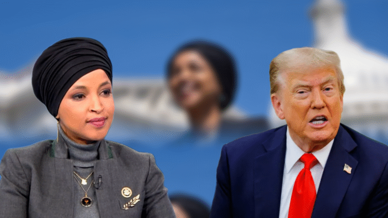 {DAAWO MUQAALKA}  Xildhibaanad Ilhaan cumar oo u jawaabtay madaxweyne Trump