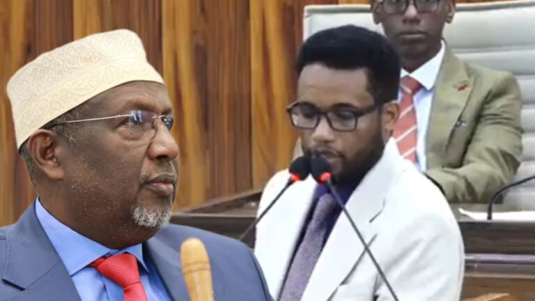 {DAAWO MUQAALKA} Aadan Madoobe oo amray in la yeeriyo LIiska Xildhibaanada maqan