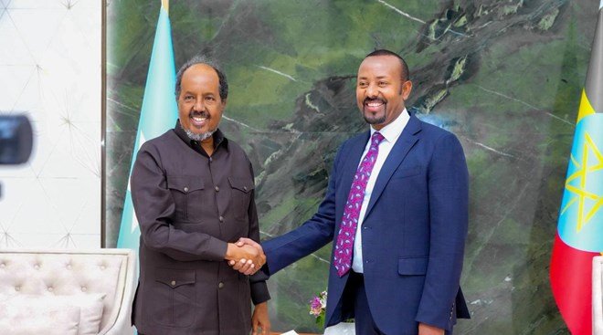 Madaxweyne Xasan Sheekh oo sheegay in doonista Itoobiya ee marin-badeed ku ay tahay sax – EBC?