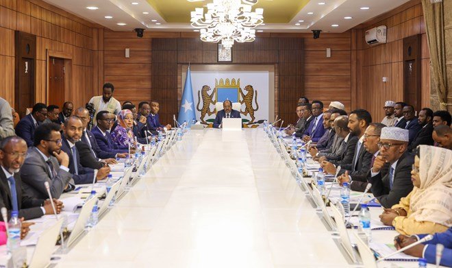 Madaxweyne Xasan Sheekh oo Shir Guddoomiyay Golaha Wasiirrada, una Jeediyay Dardargelinta Dowlad-dhiska iyo Adeegyada Bulshada?