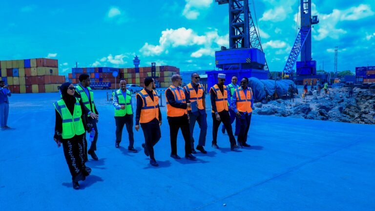 {DAAWO SAWIRADA} maareeyaha Dekadda Muqdisho  oo maanta Dekadda weyn ee Caasimadda  kusoo dhaweeyay ganacsato Soomaaliyeed