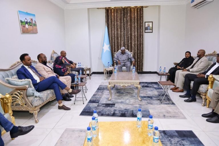 Guddoomiyaha Golaha Shacabka Soomaaliya oo La kulmay Guddoomiyaha Golaha Wakiiladda Waqooyo-Bari.