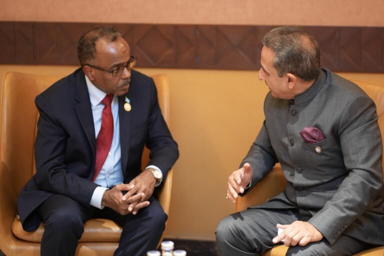 Somali State Minister for Foreign Affairs Explores Cooperation with Indian Counterpart in Kampala.