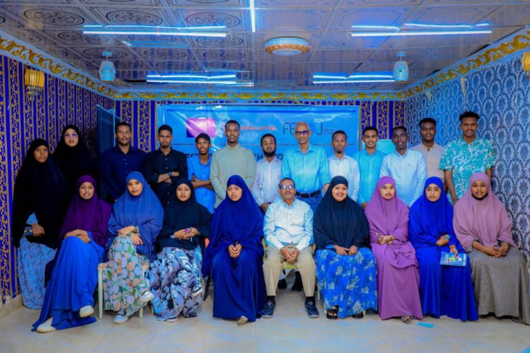 FESOJ Launches Youth Peace Club Initiative in Baidoa to Promote Peace through Social Media.