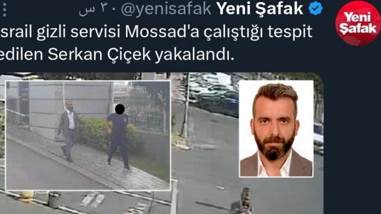 Hay’adda sirdoonka Turkiga oo Gudaha Istanbuul ku qabtay Nin u shaqeeyo Sidoonka Israiil.