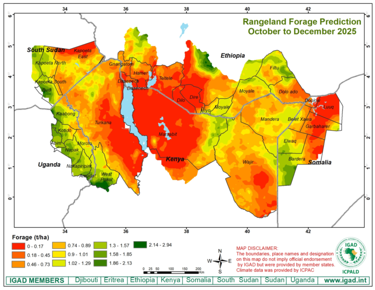 ICPAC “Roobab Xooggan ayaa ku wajahan South Sudan, Uganda, Burundi, Rwanda, Somalia & Kenya”?
