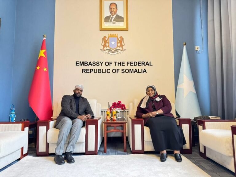 Parliamentary Secretary-General Visits Somali Embassy in Beijing, Commends Staff on Strengthening Sino-Somali Relations