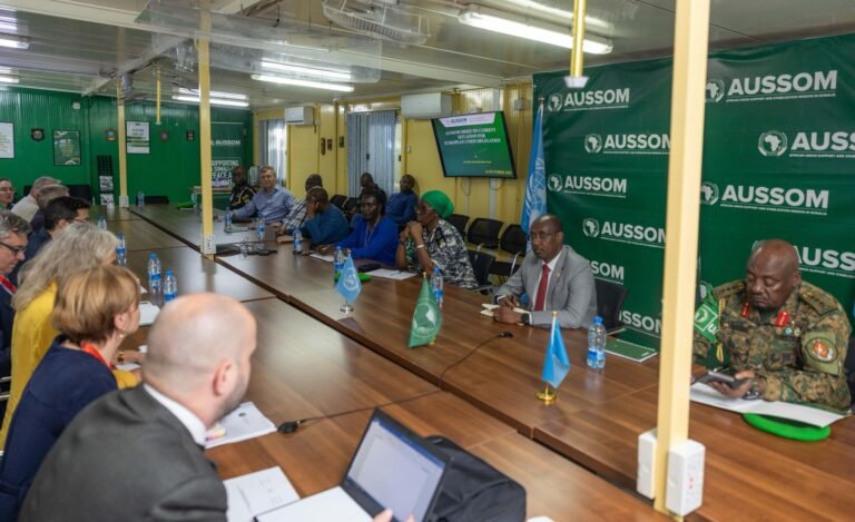 The European Union Ambassador to Somalia met with the Heads of the AUSSOM Mission.