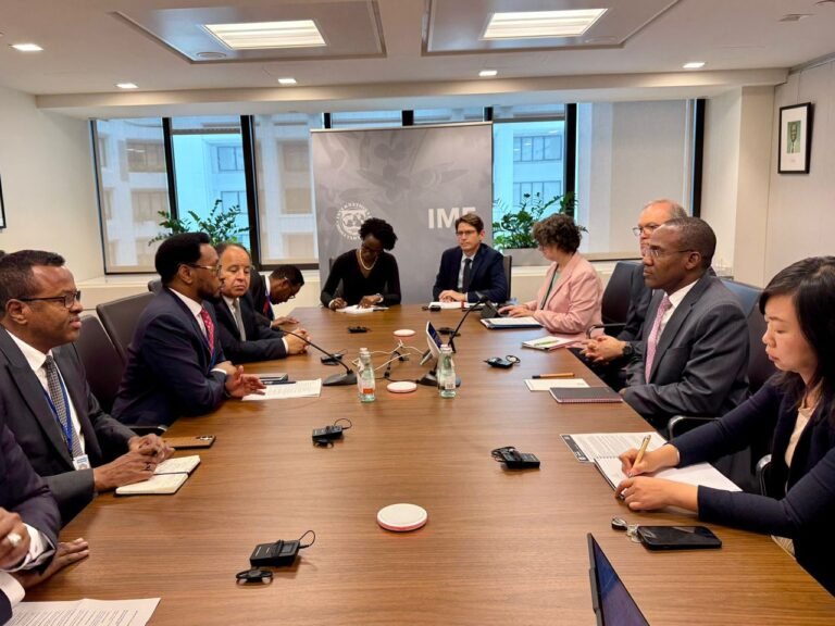 Wasiirka Maaliyadda Soomaaliya oo kulan la qaatay Hay’adda Lacagta (IMF) iyo Bangiga Adduunka.