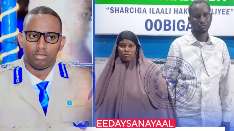 {DAAWO MUQAALKA} Ciidanka Boliska oo Gacanta kuso dhigay Eedeysanayaal jirdil u geeystay gabar yar oo u shaqeeyneysay