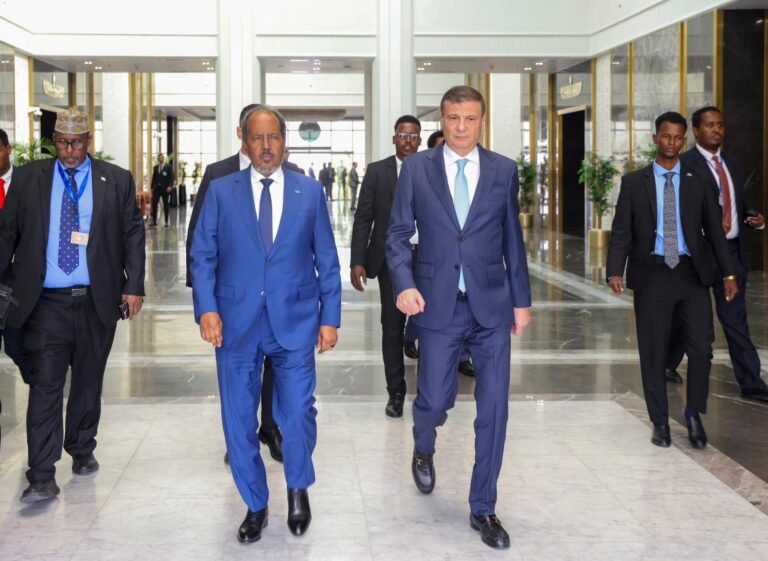 Somali President arrives in Cairo, Egypt,