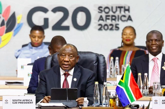 Trump says he’s barring South Africa from participating in next year’s G20 summit near Miami