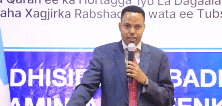 Tubsan Director Highlights Critical Role of Women in National Security Strategy at Mogadishu Leadership Workshop