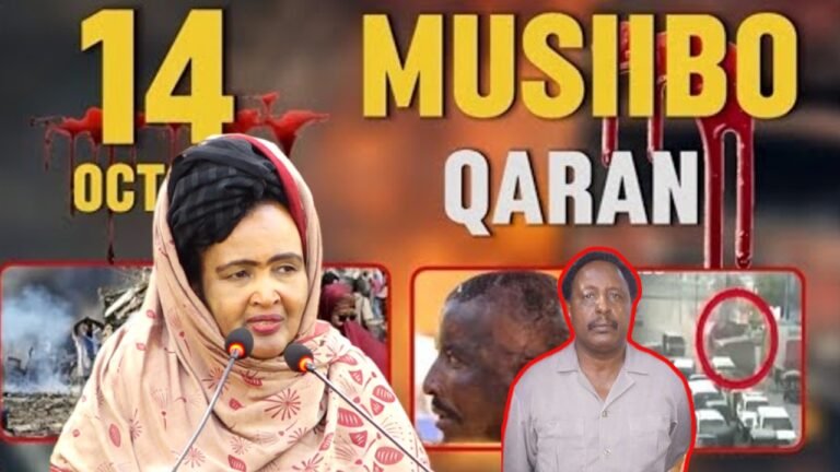 {DAAWO MUQAALKA} Xildhibaan Sareedo ”Maalinta 14 Oktoober oo kaliyah ma aha ee Dad Badan ayaa lagu laayey Muqdisho”