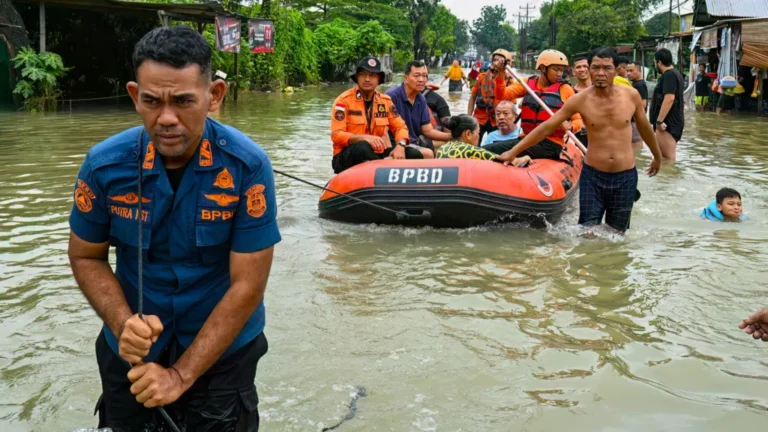 Death toll from Indonesia flooding rises to 442.