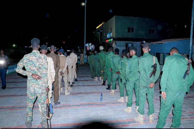 Ciidanka Booliska Gobolka mudug oo Sameeyay Howlgal Dad lagu soo qab qabtay.