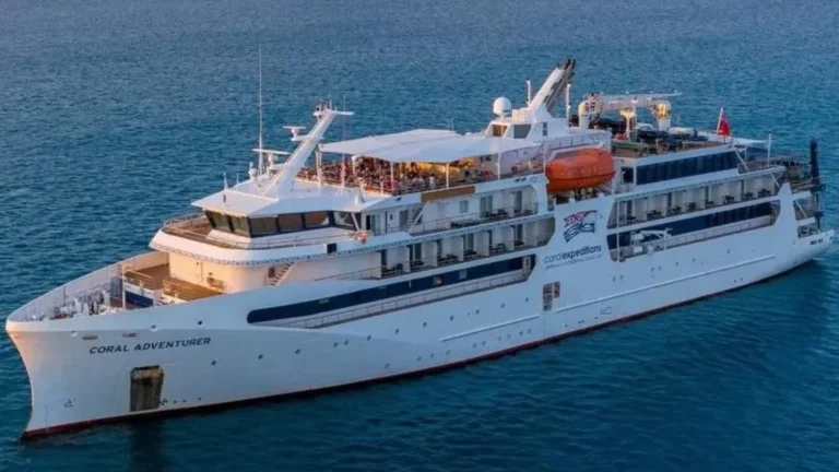 Cruise ship hits reef on first trip since leaving passenger on island.