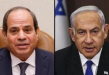 Madaxweynaha Masar oo Sharuud ku xiray La kulanka Netanyahu.