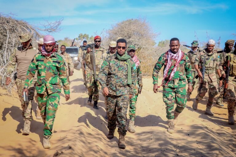 Taliyaha Ciidanka Dhulka Soomaaliya oo Maanta Kormeer shaqo ku tagay Deegaano ka tirsan Shabellaha Dhaxe.