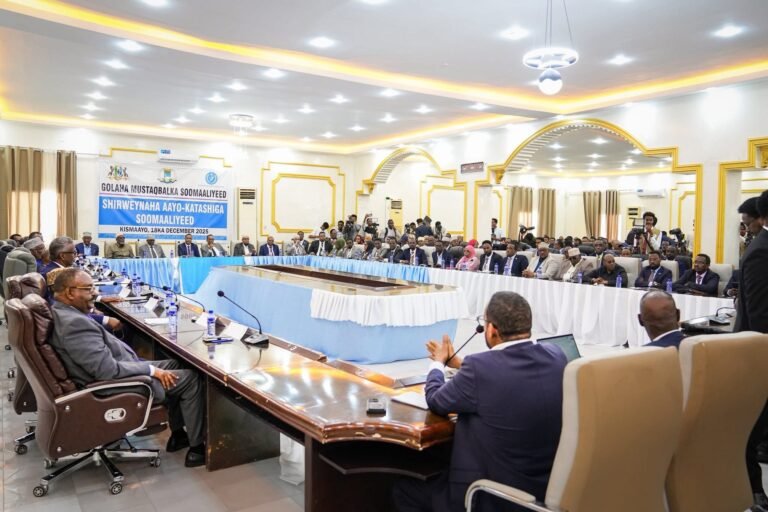 Warmurtiyeed ay ku jiraan Hanjabaad ayeey Soo saareen Golaha Mustaqbalka Soomaaliya.