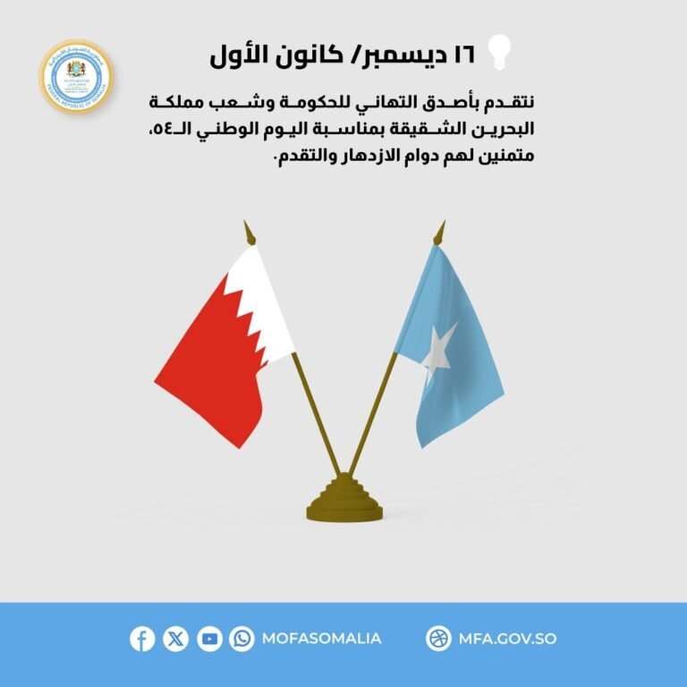 Statement on the 54th National Day of the Kingdom of Bahrain.