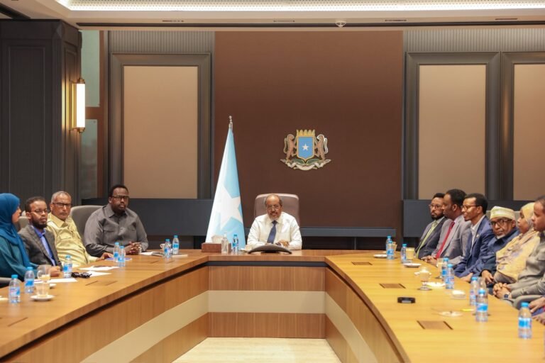 Madaxweyne Xasan Shiikh oo kulan gaar ah la qaatay Xubnaha ka soo jeedo Somaliland ee ku jira DFS.