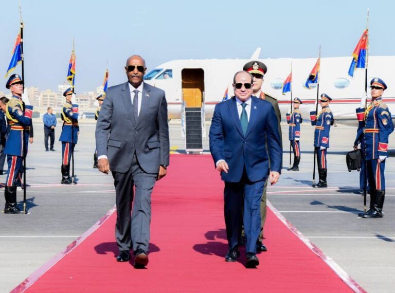 Hoggaamiyaha milatariga Suudaan, oo gaaray magaalada Qaahira.