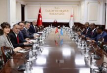 Wasiirka Kalluumaysiga iyo Dhaqaalaha DFS Oo kula yeeshay Wasiirka Beeraha iyo Kaymaha Turikiga