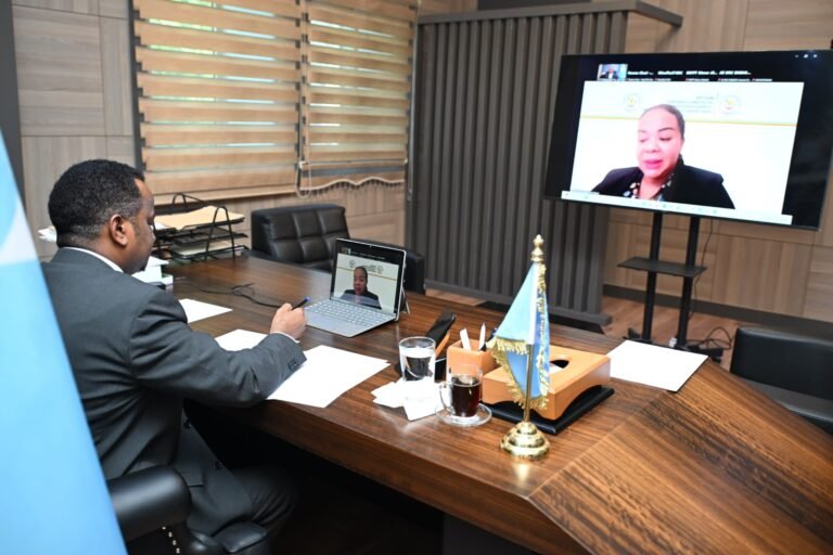 Somali FM Addresses AU PSC on Threats to Somalia’s Territorial Unity