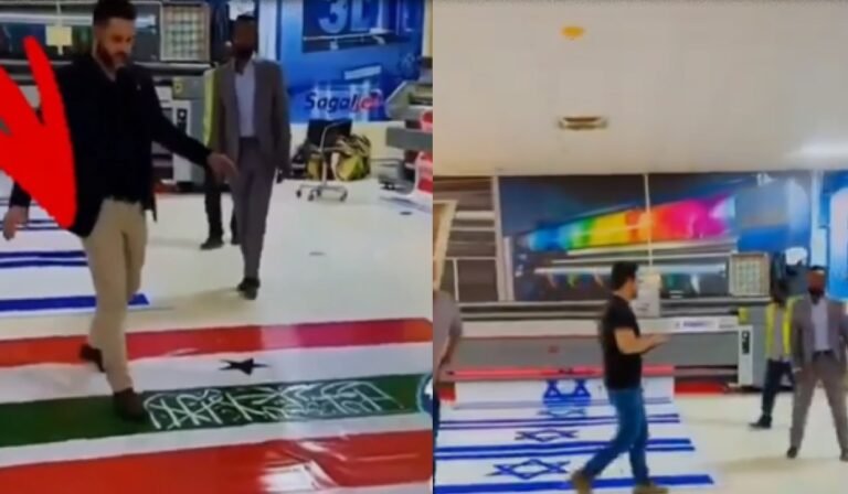 Hadal heyn ka dhalatay dad u dhashay Israa’iil Markii ay ku istaageen Calanka Somaliland oo ay ku qoran yahay Kalmada Towxiidka.