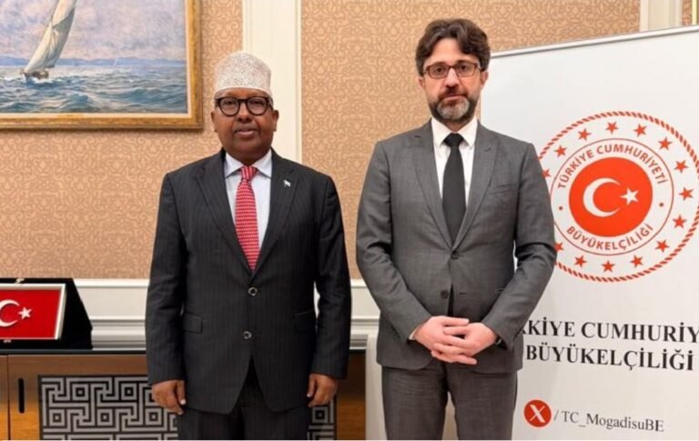 What did the Turkish Ambassador and the Somali Defense Minister discuss?