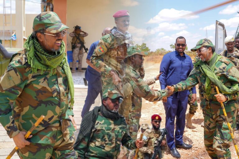 {DAAWO MUQAALKA}  Madaxweyne Xasan sheekh oo ku wajahan Furimaha Dagaalka ee Sh/dhexe.