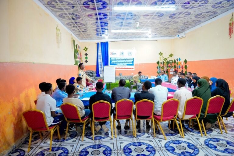 SOMA oo Tababar sadax maalin socday ku soo gabagabeysay Baladweyne.