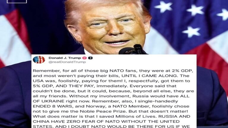 Trump oo ku sheegay Dalalka ku jira isbahaysiga NATO, kuwa aan jirin.