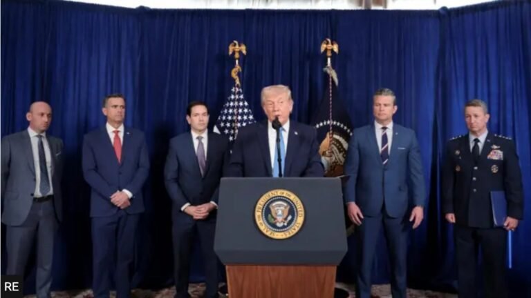 Trump oo Sheegay in uu maamuli doono Venezuela.