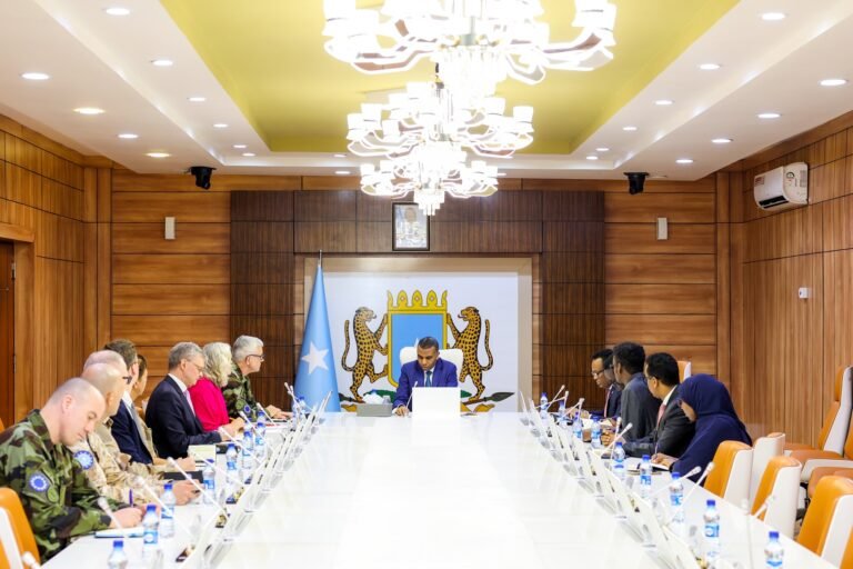 Prime Minister Chairs High-Level Meeting to Accelerate Mogadishu Waterway Project.