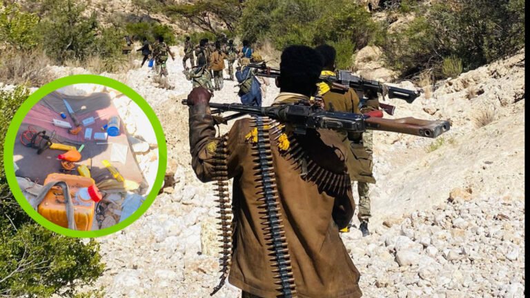 {DAAWO MUUQAALKA}   Ciidamada Puntland oo Gacanta ku dhigay Keeydkii Miinada ee Calmiskaad.