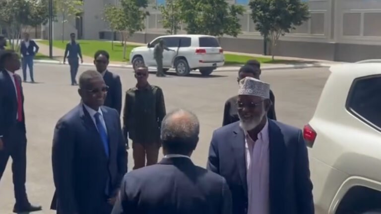 {DAAWO MUUQAALKA Madaxweynaha Soomaaliya oo Soo dhaweeynayo Madaxda ka qeeyb galeeyso Shirka Wadatashiga ah.